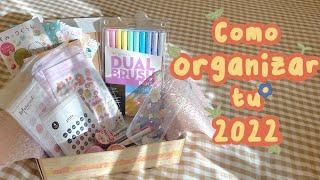  cómo organizar tu 2022 / primer unboxing de stationary pal del año 