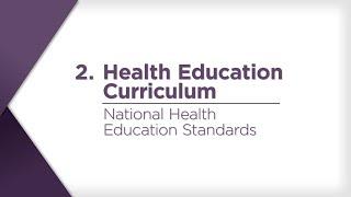 National Health Education Standards