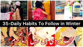 35-Daily Habits To Follow In Winter | Habits For Cozy Winter | Winter Hacks | WomeniaATF