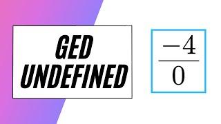 Master GED Undefined Problems!