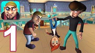 Scary Robber Home Clash - Gameplay Walkthrough Part 1 - Tutorial and Levels 1-5 (iOS, Android)