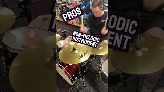 Pros & Cons Of Learning Drums! #shorts