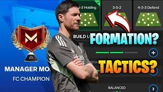 The Best MANAGER MODE TACTICS to Reach FC CHAMPION - FC Mobile‼️[ After Gameplay Update ]