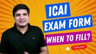 ICAI Exam Form || May June 2024 Date || Ravindra Ojha