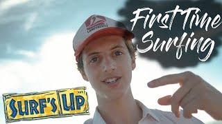 First time surfing! Vlog #4