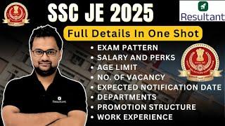 SSC JE Preparation 2025 | SSC JE 2025 - Exam Date, Vacancy, Strategy | By Abhinav Sir