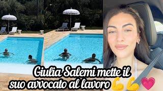 GIULIA SALEMI fa fare delle querele al suo avvocato mentre sono tutti in vacanza. Vai Giulia!