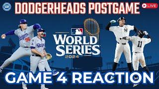 DodgerHeads Postgame: Dodgers fail to sweep Yankees but still in control of World Series