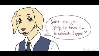 Beastars: Legosi's Breakfast dub (fan comic by @Atwotonedbird14)