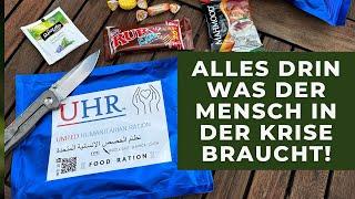 Würdest du damit klar kommen? Notration für Krisen - United Humanitarian Ration Review | MRE TEST