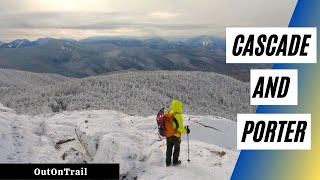 Hiking in Snow in the Adirondack Mountains - High Peaks [Porter and Cascade]