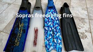 Sopras freediving fins