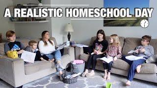 FULL HOMESCHOOL DAY IN THE LIFE with TIME STAMPS | ROUTINE, CURRICULUM, & REALITY!