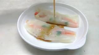 [K+廚房]自製蔬菜腸粉 How to Make Steam Rice Noodle Rolls