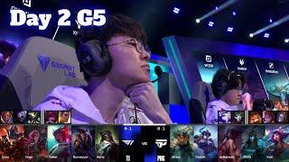 T1 vs PNG | Day 2 LoL Worlds 2024 Swiss Stage | T1 vs paiN Gaming full