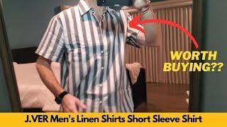 J.VER Men's Linen Short Sleeve Shirt | Worth Buying?