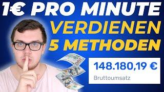 1€ PRO MINUTE verdienen  (NEUE METHODEN) Geld verdienen im Internet 2024 - Passives Einkommen