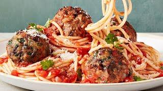 Test Kitchen’s Favorite Spaghetti and Meatballs | Pantry Staples | Everyday Food with Sarah Carey