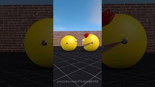 Plastic Robot Pacman: I Love The Taste of Your Body  #shorts #pacman