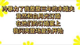 冷暴力了我整整三年的未婚夫竟然和白月光订婚在他们的订婚宴上我闪亮登场复仇开始#小说#解说#一口气看完系列#杂文#故事汇#家庭伦理