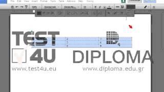 Change the border of the table to 3 pt red, dashed line style .