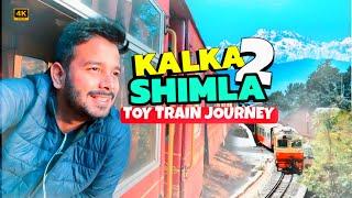 Kalka to Shimla toy train | Shivalik Deluxe Journey Experience through Beautiful Hills of Shimla