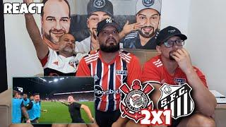 REACT CORINTHIANS 2X1 SANTOS - CORINTHIANS NA FINAL! ESPEREM POR NÓS