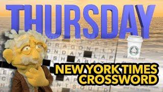 Ahem... THURSDAY Puzzle with @ProfessorPuppet - LIVE @NYTimesWordPlay