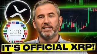 It's Official XRP! Stock up Quick...