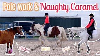 Pole Work & Caramel Thinks She's A Thoroughbred?! | Daily Barn Vlog | Lock Down Day 8