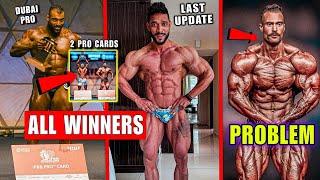 Dubai Show All Pro Card Winners.., Cbum Stress Problem.., Rahul fitness last update for Dubai pro