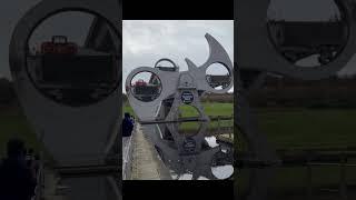 “Falkirk Wheel in Action: Scotland’s Iconic Boat Lift”