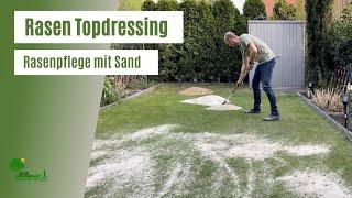 TOPDRESSING für den PERFEKTEN RASEN, Vertikutieren,  Aerifizieren, Rasen Sanden, Nachhaltig düngen