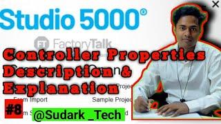 Studio 5000 Controller Properties Explaination| Studio 5000 Tutorial | PLC Programming | Sudark Tech