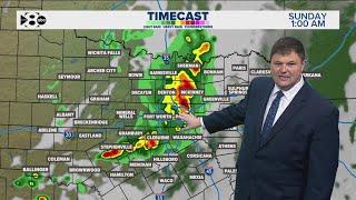 DFW Weather: Severe storms possible Saturday night, Sunday morning