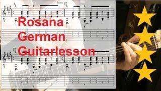 Rosana Wax | Gitarre lernen mit Noten und Tabs