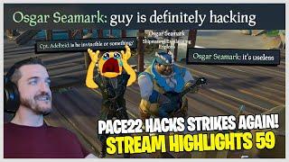 HACKUSATIONS ARE STRONG IN THIS ONE! - Sea of Thieves || Pace22 Stream Highlights #59