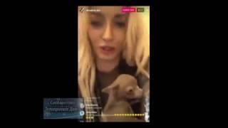 Кристина Дерябина и Ольга Ветер в прямом эфире Instagram 02 02 2017
