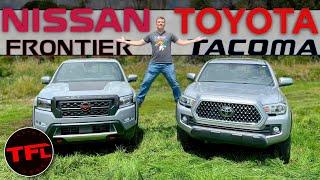 2022 Nissan Frontier vs Toyota Tacoma - One of These Trucks Has a New Clever Feature You’ll Want!