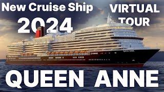 QUEEN ANNE - New Cruise Ship Coming in 2024 - by CUNARD LINE  (Multilingual subtitles)