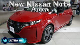 2024 NISSAN AURA G FOUR leather edition Red - 新型日産ノートオーラ 2024年モデル - New Nissan Note Aura 2024