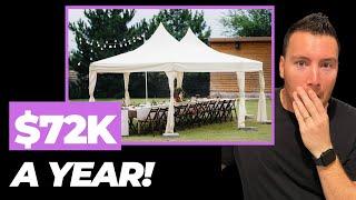 How to Start a Tent Rental Business ($72K a Year)