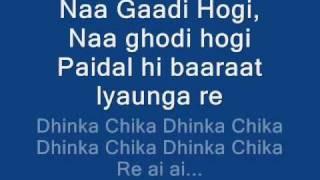 DHINKA CHIKA LYRICS ON SCREEN  READY 2011 HD HQ