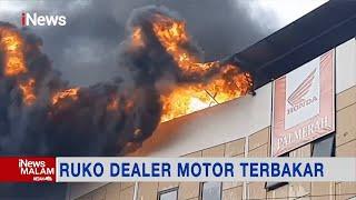 Kebakaran Melanda Ruko Dealer Motor di Daerah Cakung, Jaktim  #iNewsMalam 09/12