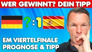 Schafft Deutschland gegen Spanien das Halbfinale? EM Prognose