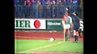 Werder Bremen - Super Hattrick for Rudi Völler 1984