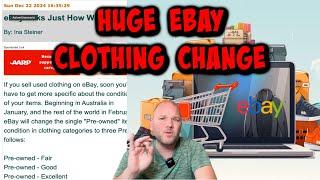 MASSIVE EBAY Used Clothing Change