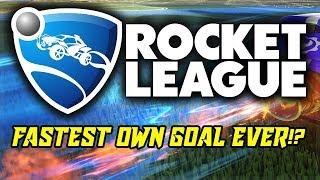 WORLD RECORD FASTEST OWN GOAL IN ROCKET LEAGUE?