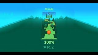 Rolling Sky Edit - Woods (Forest v3) 100% 20/20 gems 3/3 crowns