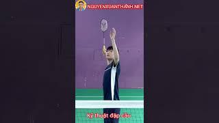 Cận cảnh cách đập cầu trong cầu lông #badminton